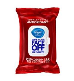 دافی دستمال مرطوب پاک کننده آرایش آنتی اکسیدان 55عددی